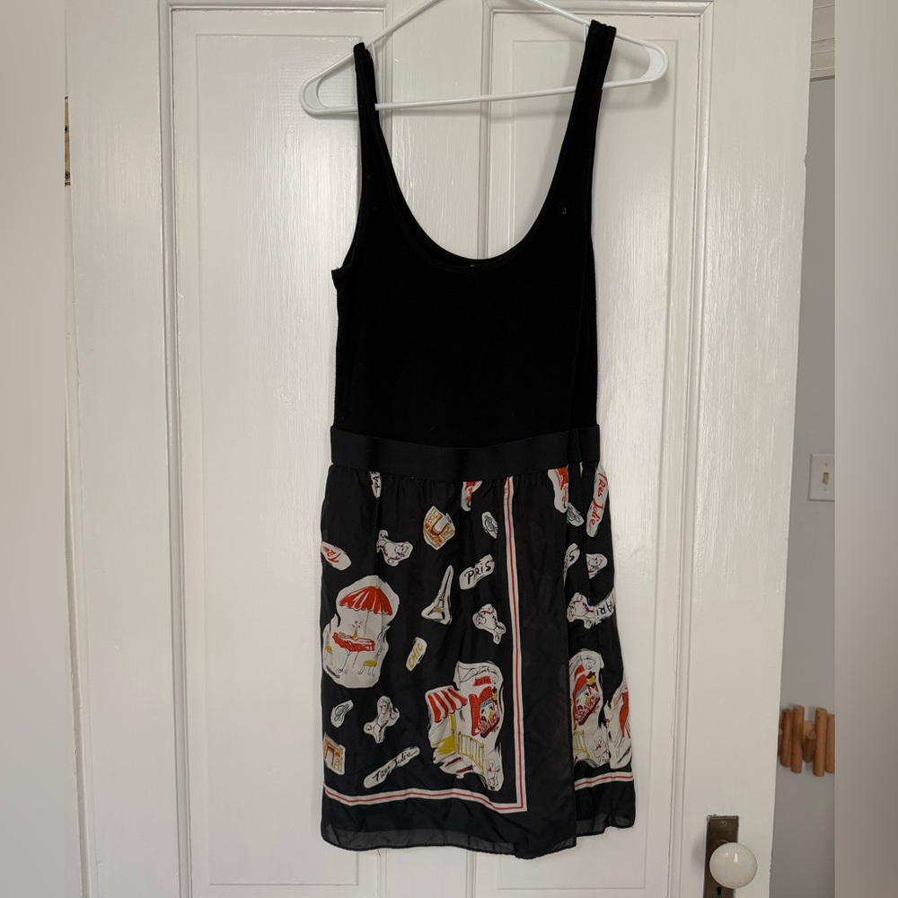 Vintage silk scarf dress